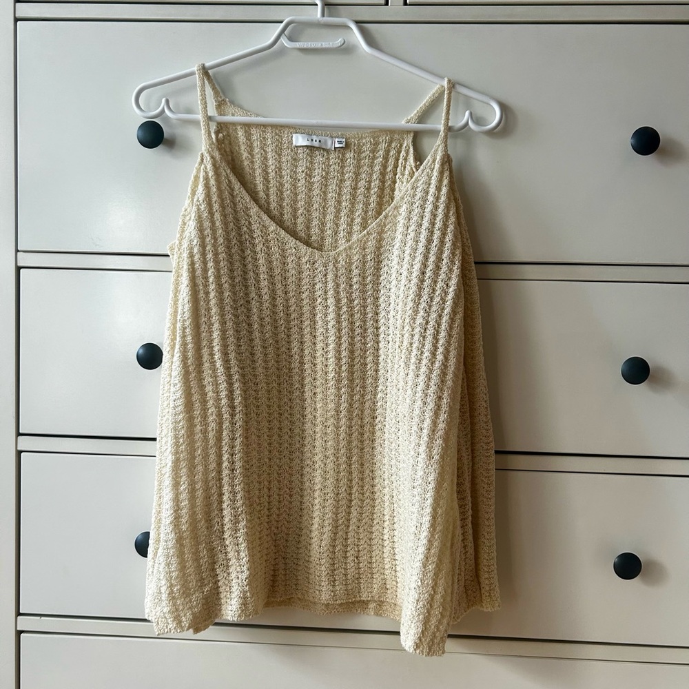 Lush Cream Knit Top